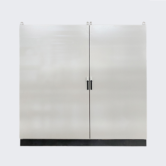 ES五折型材對(duì)開門控制柜